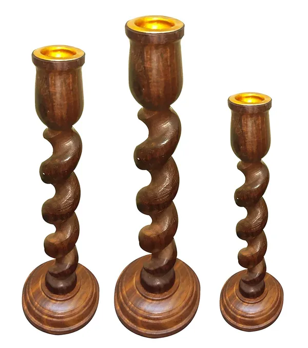 Wood_Decorative_Carved_Candle_Holder_Stand_Set_Of_3